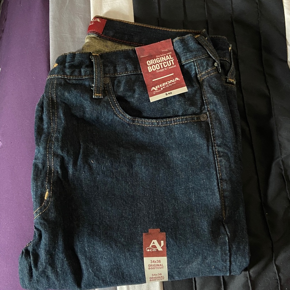 Arizona Jean Company Dark Blue Bootcut Jeans